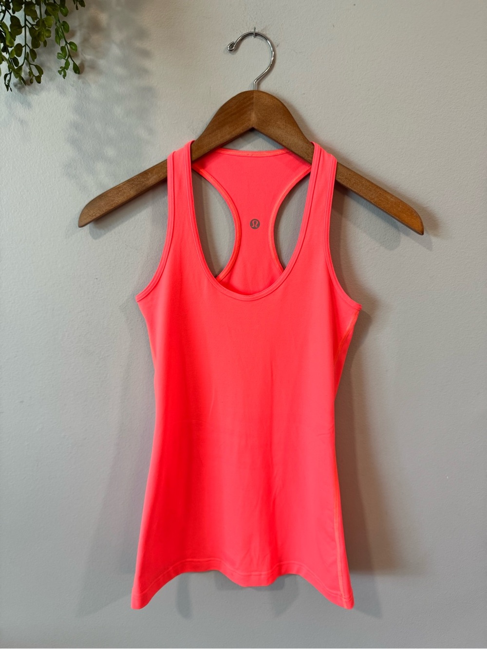 lululemon athletica Neon Coral Racerback Tank